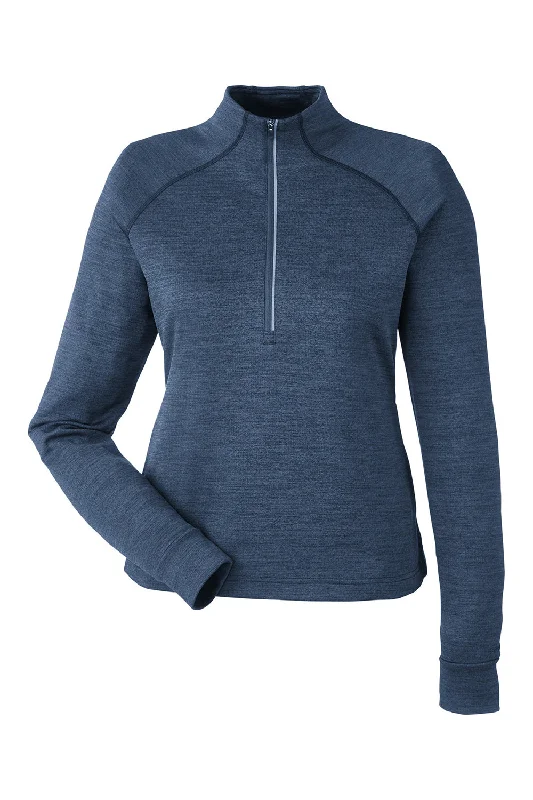 Spyder Womens Mission 1/4 Zip Sweatshirt - Frontier Blue