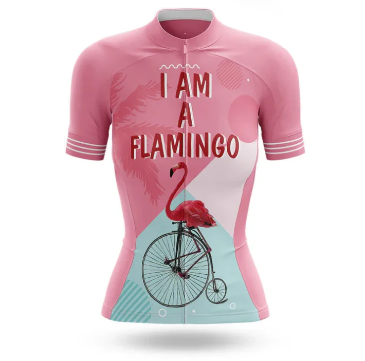 I Am a Flamingo Cycling Kit For Women