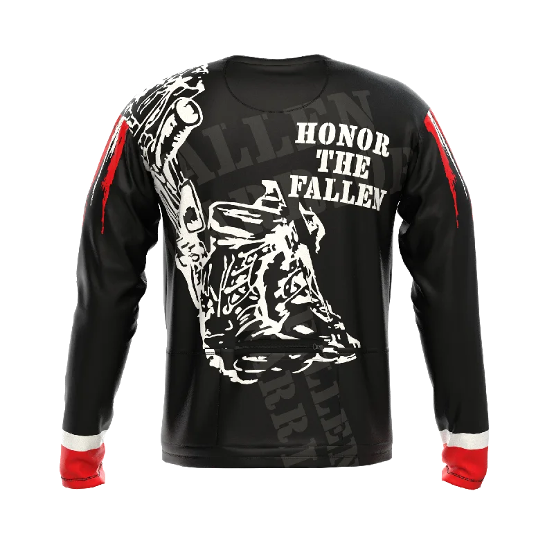 Men's Honor the Fallen Long Sleeve Cycling Shirt