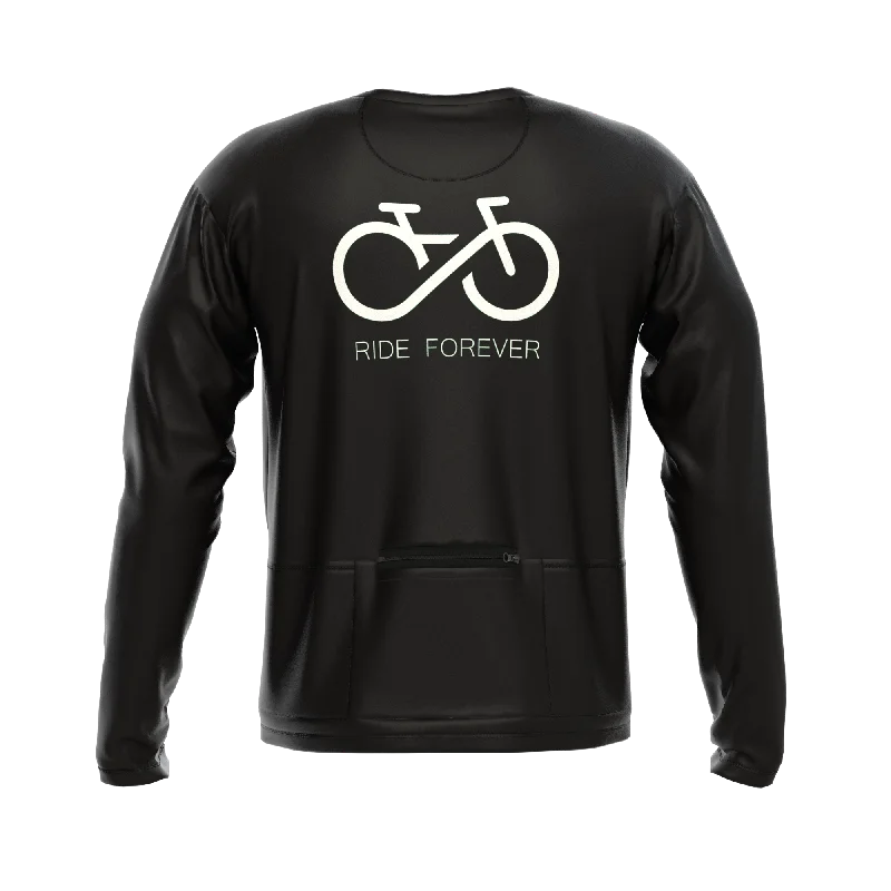 Men's Ride Forever Infinity Long Sleeve Cycling Shirt