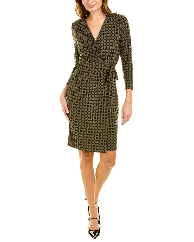 Anne Klein Geometric Print Dress