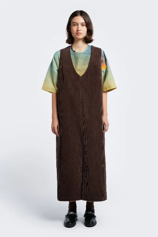 Arc Dress Dark Brown