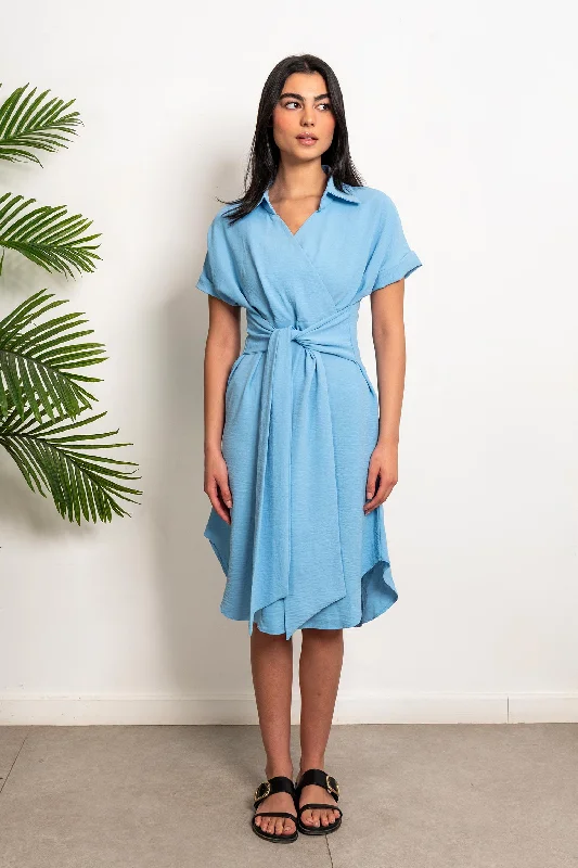 Day-To-Day Belted Dress - Leocansa