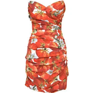 Dolce & Gabbana - Strapless Tomato Dress - IT 42