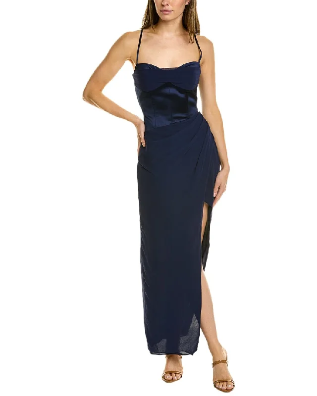 Nicholas Solara Silk-Blend Gown