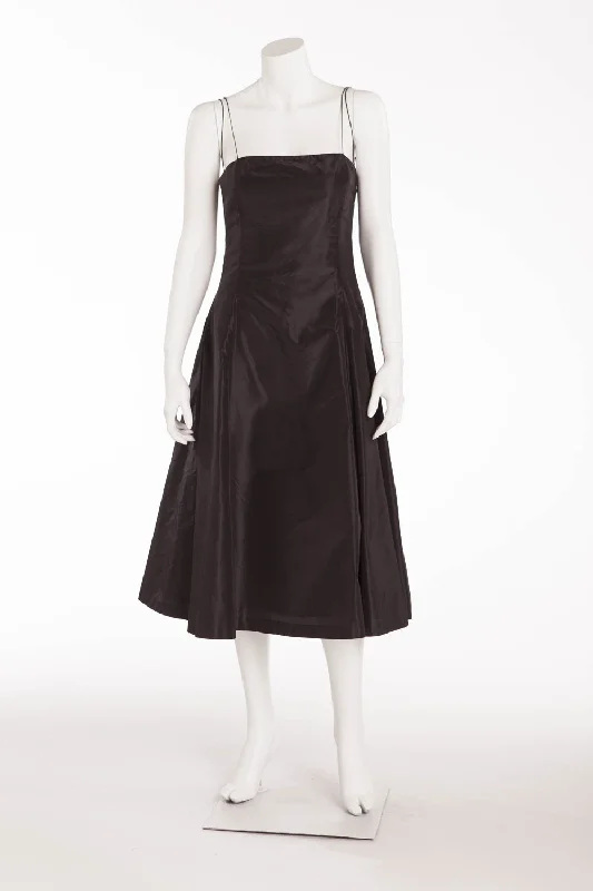 Ralph Lauren - Black Silk Dress with Slip - US 8