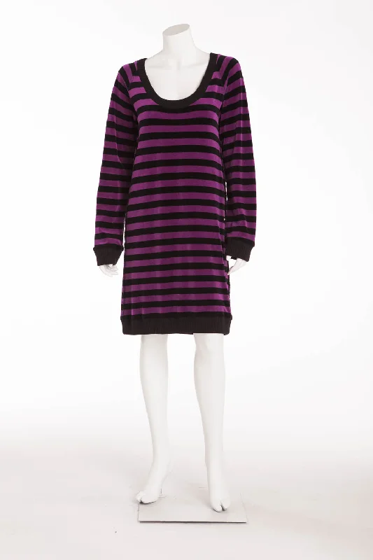 Sonia Rykiel - Purple Black Dress