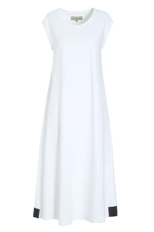 SWEAT DRESS - 73405 - WHITE