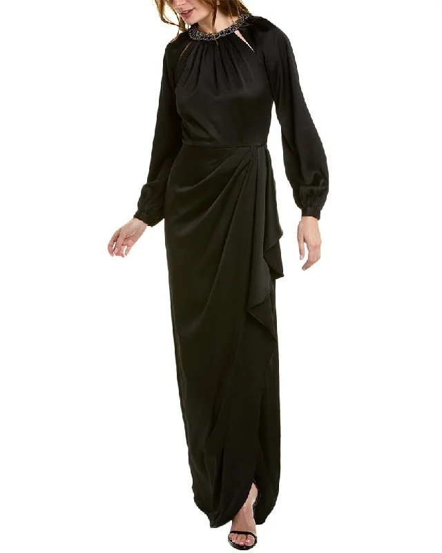 Teri Jon by Rickie Freeman Embellished Gown