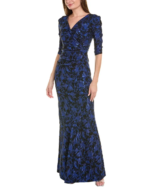 Teri Jon by Rickie Freeman Jacquard Gown
